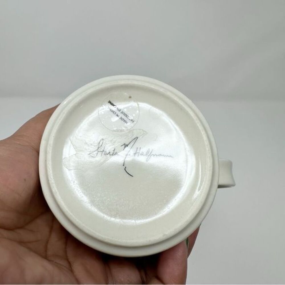 Anthropologie Petal Palette Monogram "D" Floral Mug - Picture 6 of 10